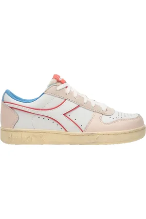 Diadora Femme, Chaussures, Multicolore, Taille: 36 EU Baskets basses iconiques Magic Basket Blanc
