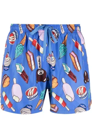 Moschino Homme, Maillots de bain, Bleu, Taille: M Fantasia Gelato Bleu Maillot Pe24