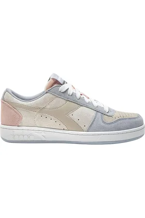 Diadora Femme, Chaussures, Multicolore, Taille: 39 EU Basketball Rétro en Daim Multicolore