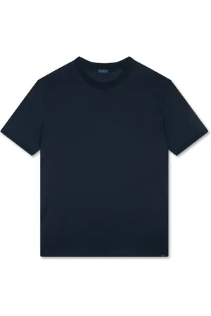 Paul & Shark Homme, Tops, Bleu, Taille: 2XL T-shirt en coton et soie