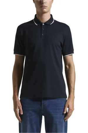 PESERICO SIGN Homme, Tops, Bleu, Taille: XS Polo léger en piqué de coton Supima
