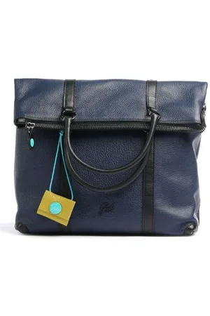 Gabs Femme, Sacs, Bleu, Taille: ONE Size Sac à Dos Convertible en Cuir Bleu