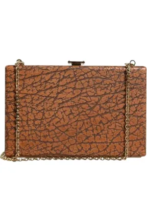 Dolce & Gabbana Femme, Pre-owned, Brun, Taille: ONE Size Pre-owned Cuir sacs-ports-paule