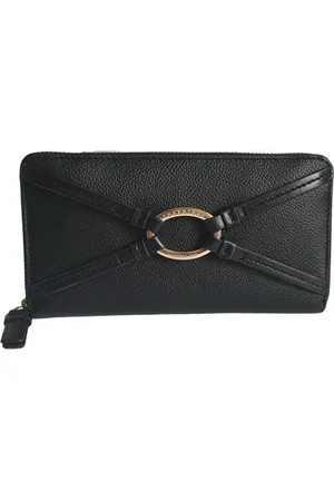 The Bridge Femme, Accessoires, Noir, Taille: ONE Size Portefeuille en cuir avec fermeture éclair et compartiment à pièces