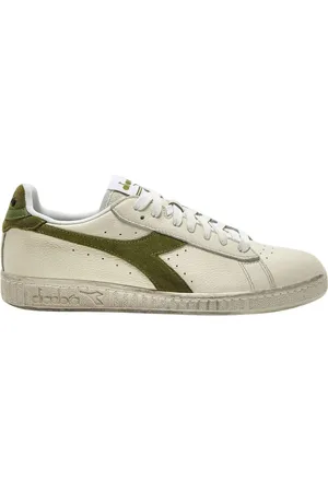 Diadora Homme, Chaussures, Vert, Taille: 36 1/2 EU Baskets Vintage en Cuir Vert