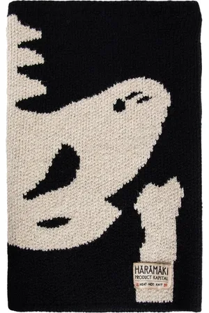 KAPITAL Homme, Accessoires, Noir, Taille: ONE Size Os Jacquard Haramaki Multi-Usage Snood