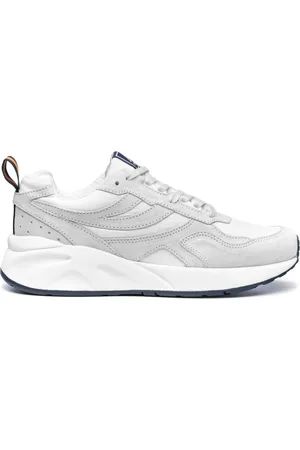K-Way Homme, Chaussures, Blanc, Taille: 44 EU 3.0 Lacets Blancs Baskets Unisexes