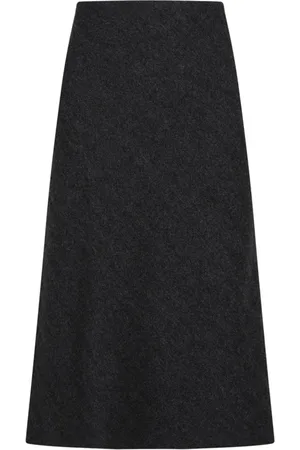 Maison Margiela Femme, Jupes, Gris, Taille: 38 FR Jupe trapèze en chevrons gris foncé