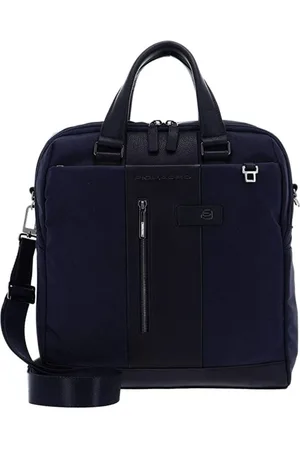 Piquadro Femme, Sacs, Bleu, Taille: ONE Size Sac vertical pour ordinateur portable et iPad bleu unisexe