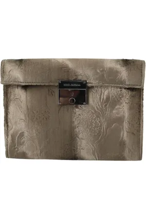 Dolce & Gabbana Femme, Pre-owned, Noir, Taille: ONE Size Pre-owned Tissu sacs-main