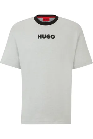 HUGO BOSS Homme, Tops, Gris, Taille: XS T-shirts et Polos élégants en vert pastel
