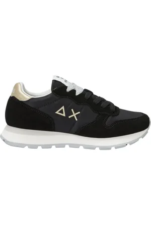 sun68 Femme, Chaussures, Noir, Taille: 36 EU Ally Solid Baskets Décontractées Nylon Cuir