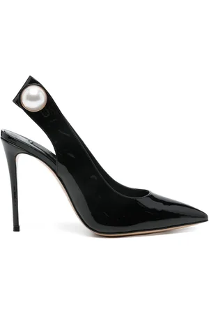 Casadei Femme, Chaussures, Noir, Taille: 37 EU Escarpins Noirs à Talon Moyen pour Femmes