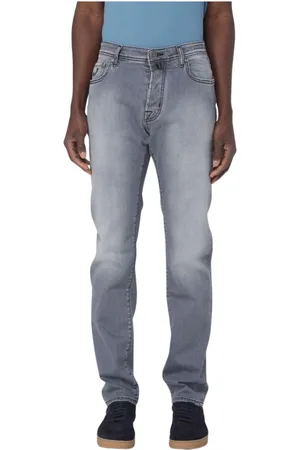 Jacob Cohen Homme, Jeans, Gris, Taille: W34 Jean Coupe Slim Longueur Régulière Homme Gris