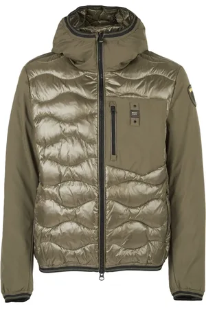 Blauer Homme, Vestes, Vert, Taille: L Veste Courte Verte Doudoune Homme
