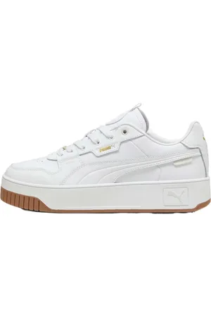 PUMA Femme, Chaussures, Blanc, Taille: 40 EU Carina Street Lux Baskets