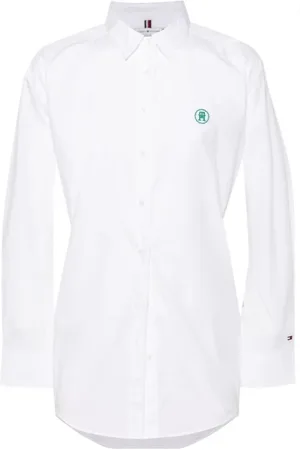 Tommy Hilfiger Femme, Blouses et Chemises, Blanc, Taille: 36 FR Chemises Élégantes