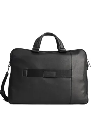 Piquadro Homme, Sacs, Noir, Taille: ONE Size Sac pour Ordinateur Portable Personnalisé avec Bandoulière