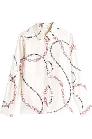 Tommy Hilfiger Femme, Blouses et Chemises, Multicolore, Taille: 34 FR Chemise Viscose Regular LS Douce