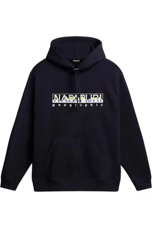 Napapijri Homme, Sweatshirts et sweats à capuche, Bleu, Taille: XL Sweat à capuche en coton bleu Telemark