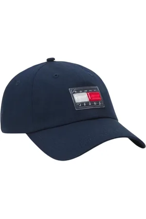 Tommy Hilfiger Femme, Accessoires, Bleu, Taille: ONE Size Casquette de Baseball en Coton de Sport Rehaussé