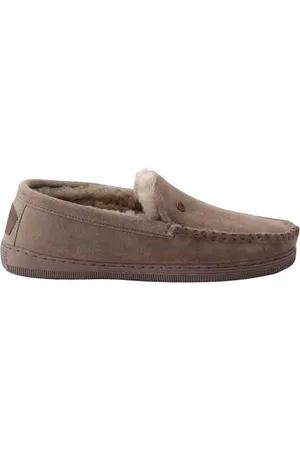 Warmbat Homme, Chaussures, Vert, Taille: 43 EU Chaussons Homme en Daim Grizzly