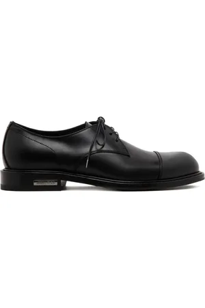 Jimmy Choo Homme, Chaussures, Noir, Taille: 40 EU Chaussures Derby plates noires