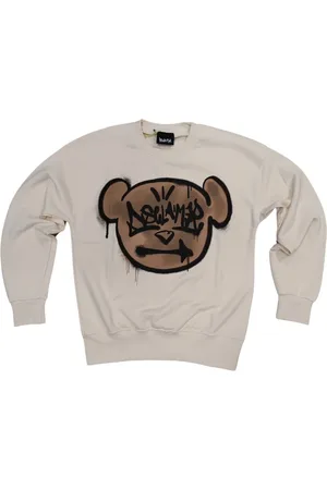 DISCLAIMER Homme, Sweatshirts et sweats à capuche, , Taille: XS Sweat à Imprimé Graffiti Blanc Lait