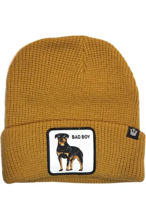 Goorin Bros. Femme, Accessoires, Jaune, Taille: ONE Size Animal Farm Beanie Hat avec Patch Frontal