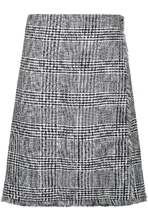 Burberry Femme, Jupes, Multicolore, Taille: 38 FR Jupe plissée en tweed