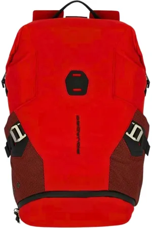 Piquadro Homme, Sacs, Rouge, Taille: ONE Size Sac pour ordinateur portable en tissu antiviral rouge