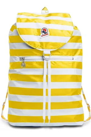Invicta Femme, Sacs, Jaune, Taille: ONE Size Sac Vertical à Rayures Blanc Unisexe