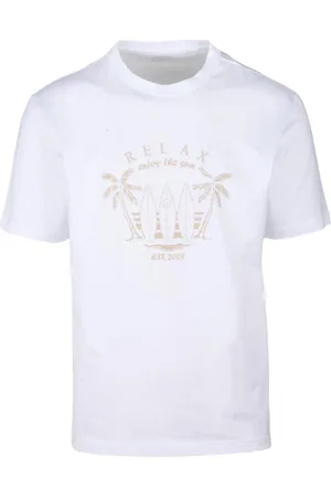 ELEVENTY Homme, Tops, Blanc, Taille: M T-shirt en coton