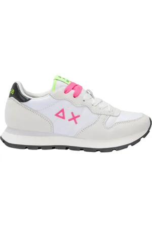 sun68 Femme, Chaussures, Blanc, Taille: 36 EU Ally Solid Baskets Casual Nylon Cuir