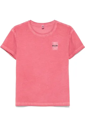 Moschino Femme, Tops, Rouge, Taille: 40 FR T-shirts et Polos Col Rond Rouge