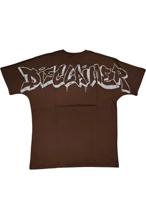 DISCLAIMER Homme, Tops, Brun, Taille: S T-shirt en jersey avec effet mural