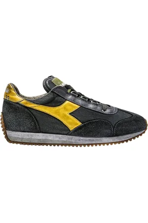 Diadora Homme, Chaussures, Noir, Taille: 41 EU Chaussure Gender Neutral Stone Wash Evo