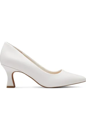 Marco Tozzi Femme, Chaussures, Blanc, Taille: 40 EU Escarpins élégants blancs pour femmes