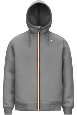 K-Way Homme, Sweatshirts et sweats à capuche, Gris, Taille: S Veste Légère Scuba Sport Extérieur Gris Homme