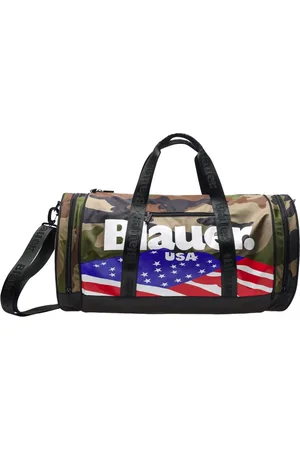 Blauer Homme, Sacs, Vert, Taille: ONE Size Sac de voyage en nylon camouflage