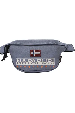Napapijri Homme, Sacs, Gris, Taille: ONE Size Sac de taille en coton gris tempête