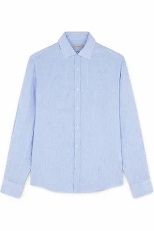 Paul & Shark Homme, Chemises, Bleu, Taille: 4XL Chemise seersucker avec col français