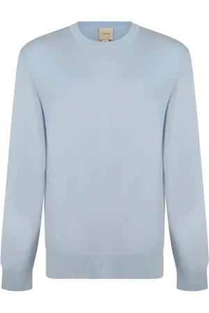 Calvin Klein Homme, Pulls, Bleu, Taille: XL Pull en tricot bleu clair