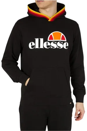 Ellesse Homme, Sweatshirts et sweats à capuche, Noir, Taille: M Sweat à capuche arc-en-ciel pour homme