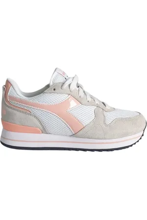 Diadora Femme, Chaussures, Multicolore, Taille: 37 EU Baskets en Cuir Blanc pour Femmes