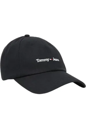 Tommy Hilfiger Femme, Accessoires, Noir, Taille: ONE Size Casquette de Sport en Coton Noir
