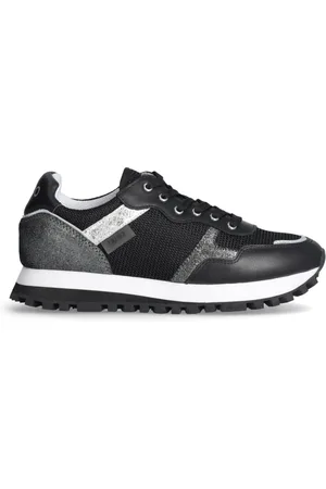 Liu Jo Femme, Chaussures, Noir, Taille: 36 EU Baskets Tissu Noir Wonder 01