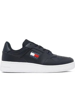 Tommy Hilfiger Homme, Chaussures, Bleu, Taille: 41 EU Baskets Rétro Bleu Marine