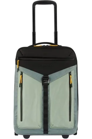 Piquadro Unisex, Valises, Vert, Taille: ONE Size Vert Unisexe Cabine Trolley Sac à dos