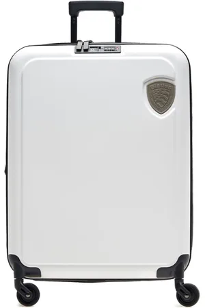 Blauer Femme, Valises, Blanc, Taille: ONE Size Blanc Logo Cabine Trolley Synthétique